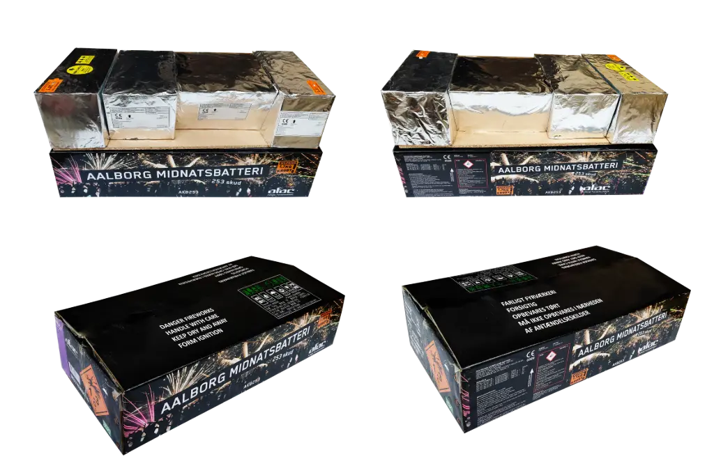 AKB253, Kombinationsbatteri med 253 skud og 1.58 kg NEM