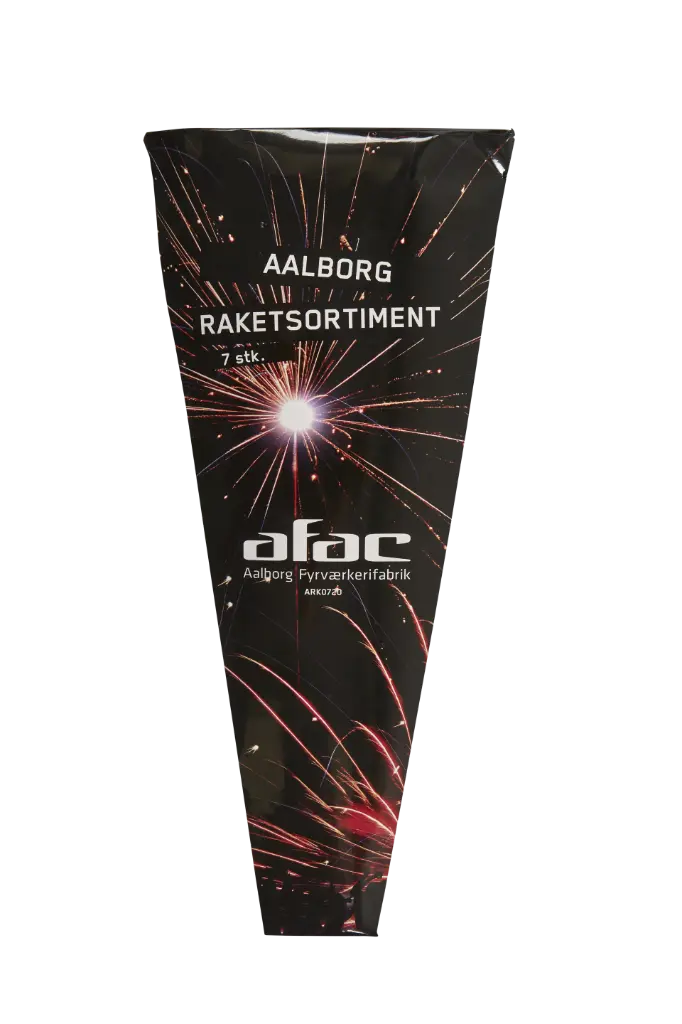 ARK0720, raketsortiment, 20 gram kugleraketter, 7 stk.